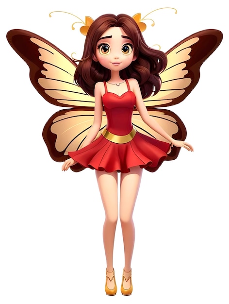 Enchanting Fairy Ccharacter With Butterfly