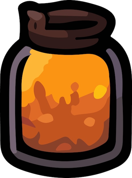 Enchanting potion bottle design perfect as an asset for RPG games featuring intricate details