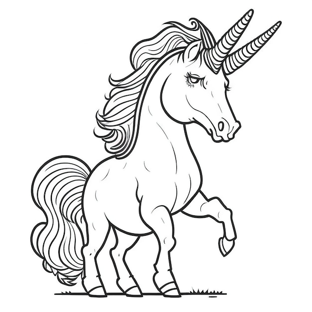 Enchanting Unicorn Coloring Journey into a Magical Realm