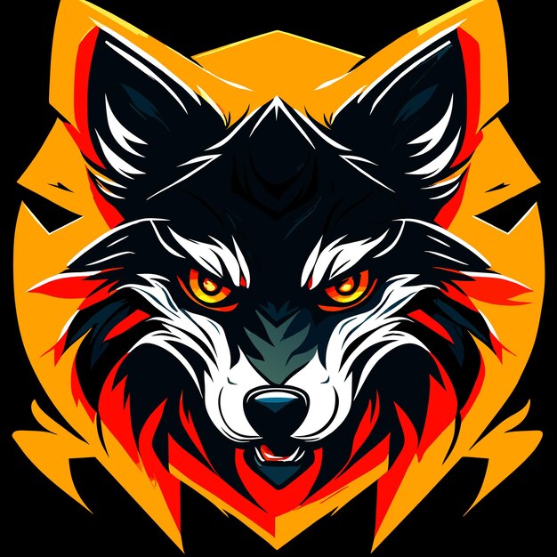 Enchanting Wolf Vector Perfect for Branding Brilliance