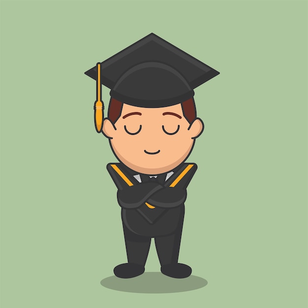 end of school vector graduation student university college character summer degree business holiday