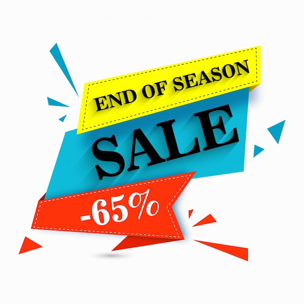 End of Season Sale Banner, Sale Poster