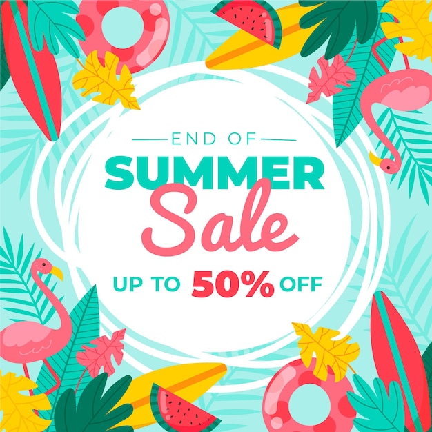 End of season summer sale