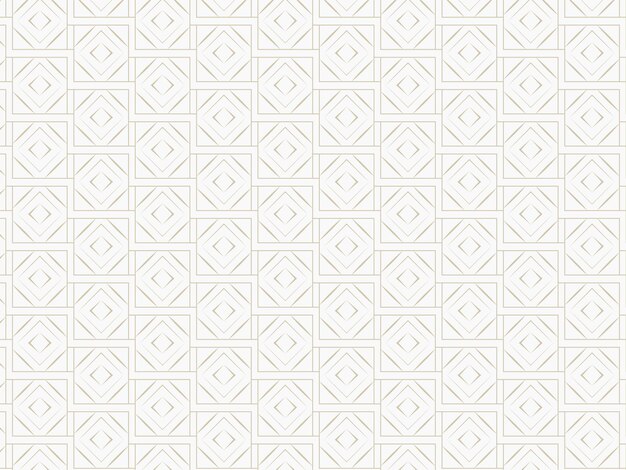 Endless Overlapping Diamond Square Pattern Background.