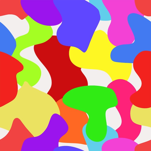 endless pattern of bright color spots