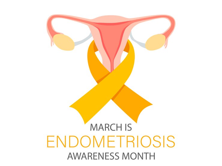 Premium Vector Endometriosis Awareness Month Poster Design