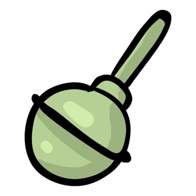 Vector enema hand drawn doodle icon