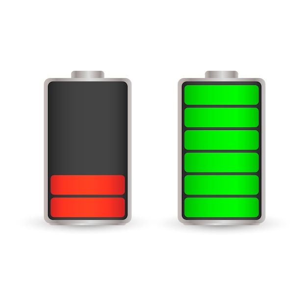 Energie batterijteken