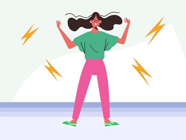 Energize Concept Illustration Stylish and Beautiful