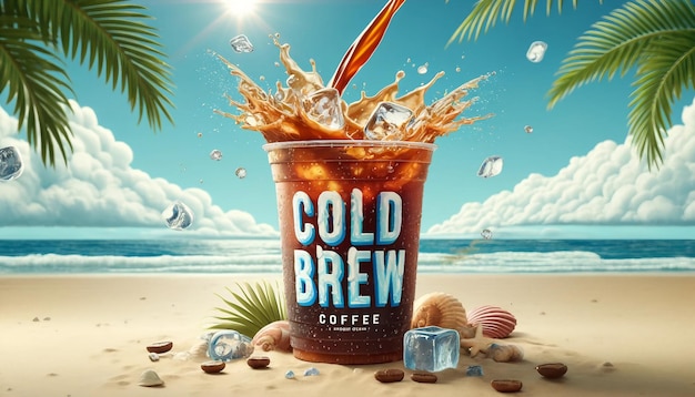 Energizing Cold Brew Coffee Splash