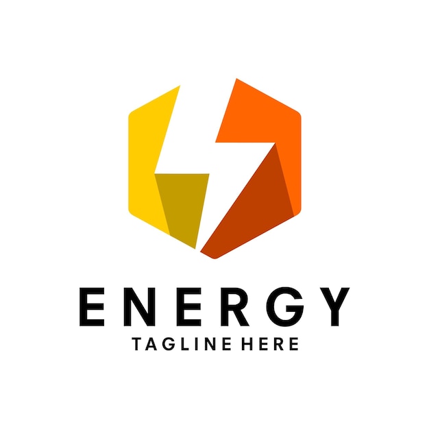 energy logo design template vector illustration