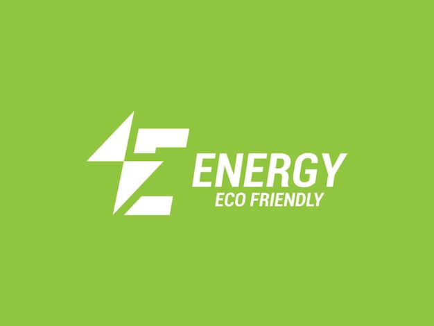 Modello di vettore di progettazione di logo di energia