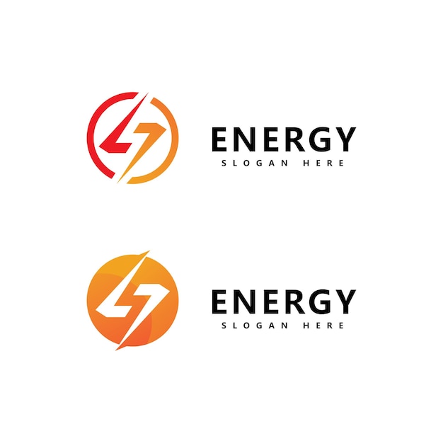 Energy logo icon  template vector design