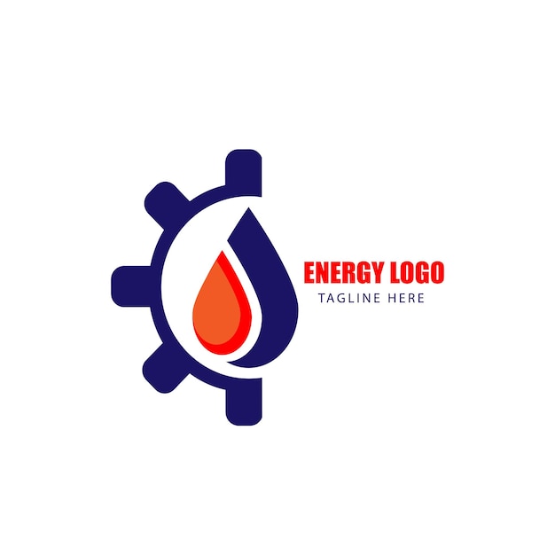 Vector energy power logo design