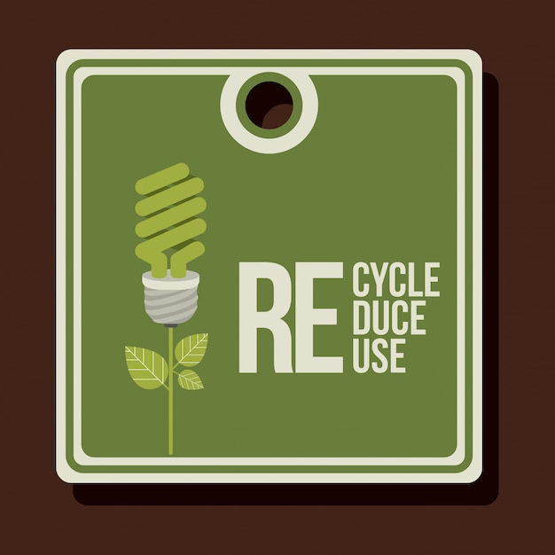 Energy saving design tag or label