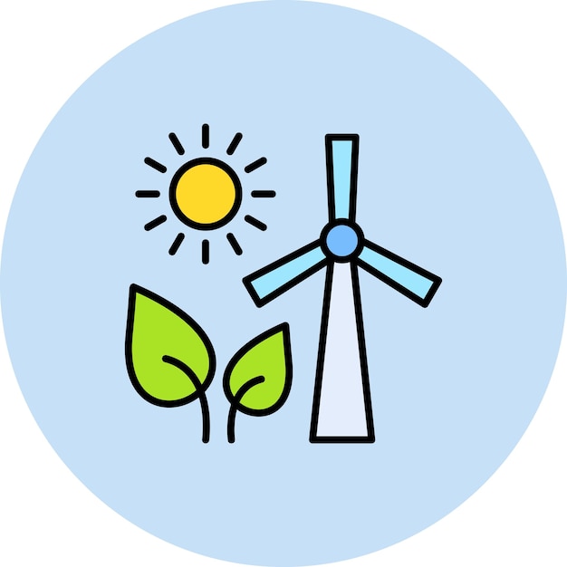 Energy Sources icon vector image Can be used for Renewable Energy