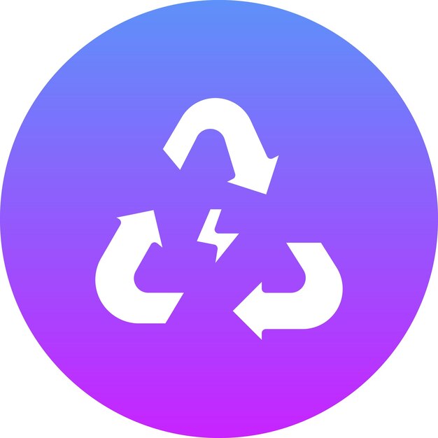 Energy Sources vector icon illustration of Renewable Energy iconset
