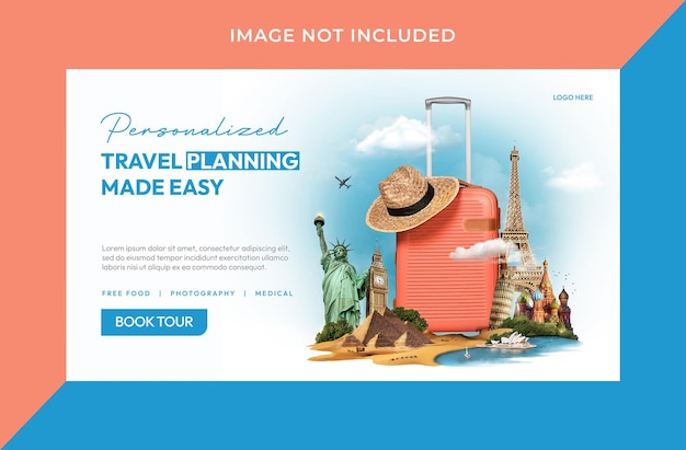 Engaging Travel Ads for Your Vacation Banner and Travel Website