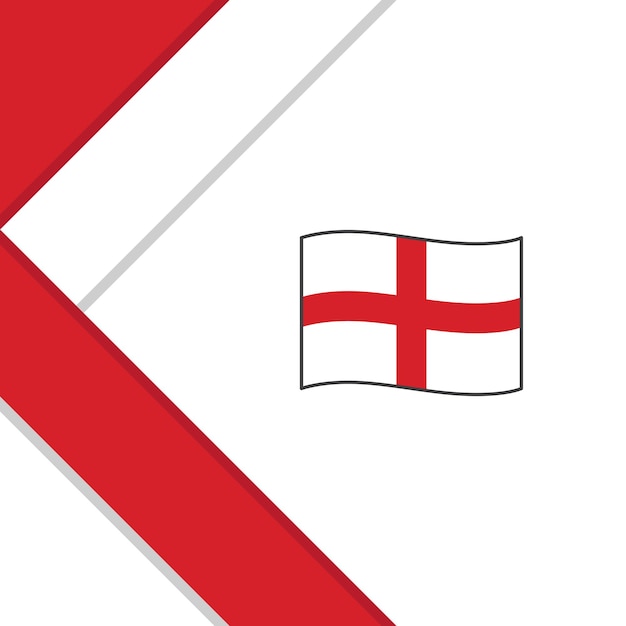 Engeland Vlag Abstracte Achtergrond Ontwerpsjabloon Engeland Onafhankelijkheidsdag Banner Social Media Post Engeland