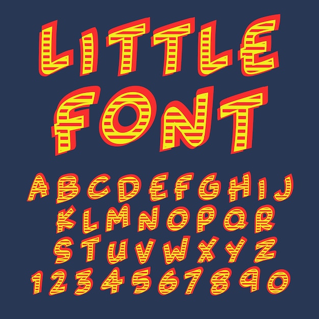 Engelse alfabetlettertype in aantrekkelijke vintage stijl