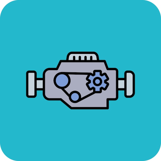 Vector engine icon