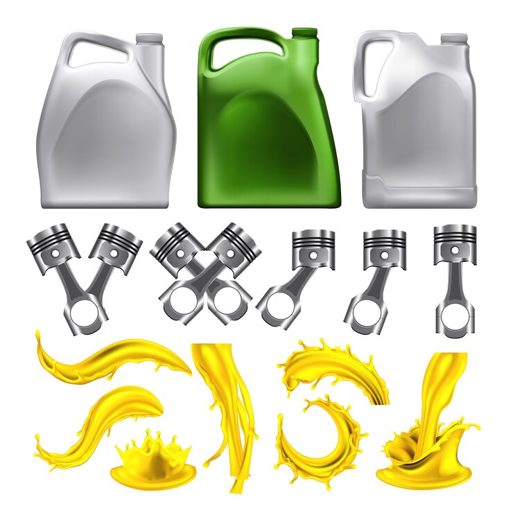 Vector engine pistols, oil canister and splash set
