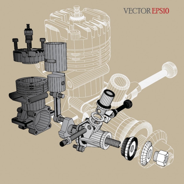 Engine of vector sketch