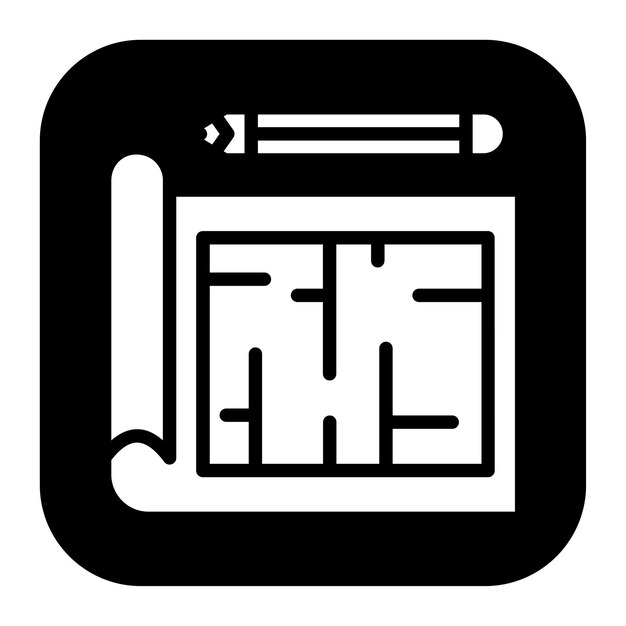 Engineer Blueprint icoon vector afbeelding Kan worden gebruikt voor Engineer in Mechanics