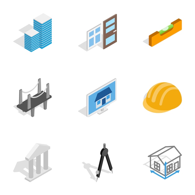 Engineering and construction icons