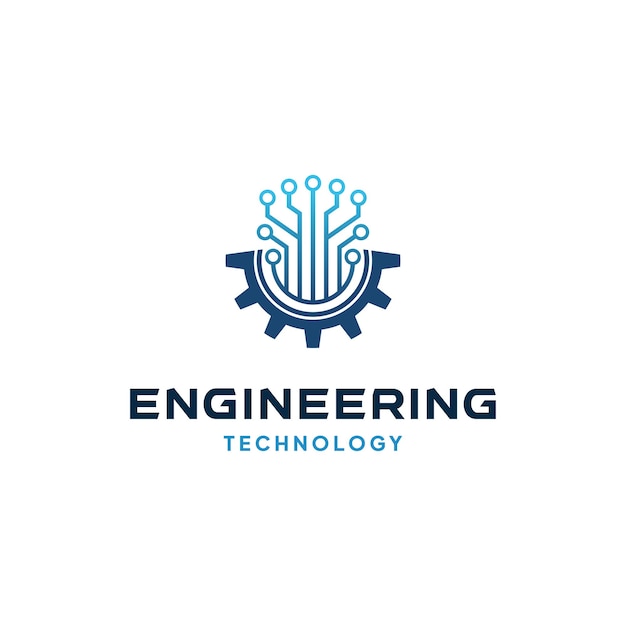 Vector engineering technology abstract logo vector.