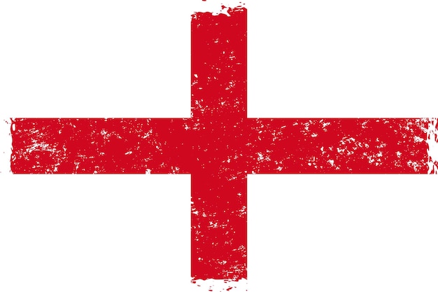 England flag grunge distressed style