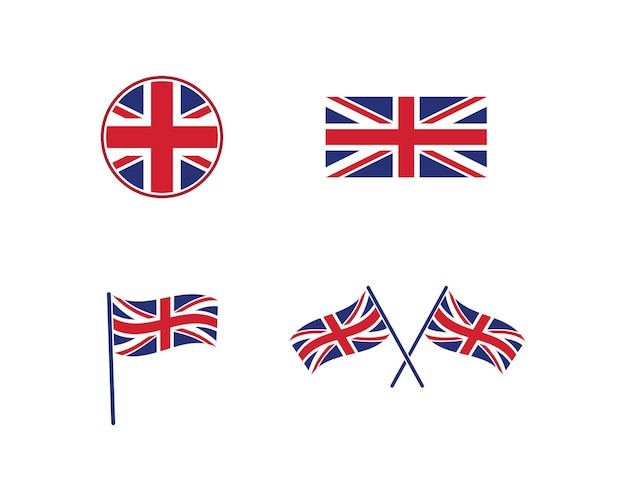 England flag illustration vector icon