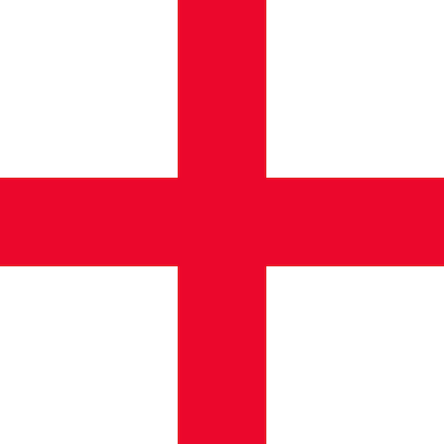 Vector england flag official colors vector illustration