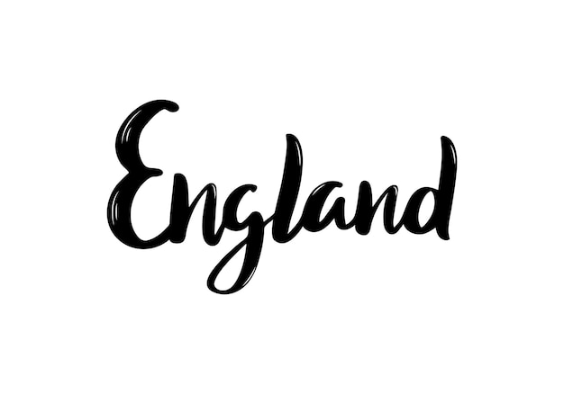 England lettering