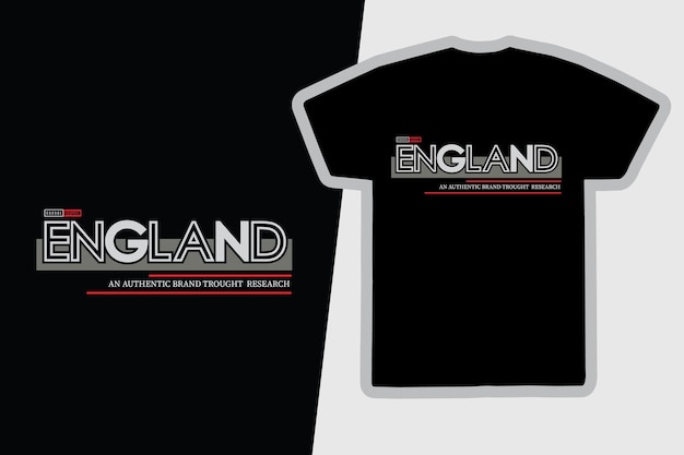 England typography vector t shirt design