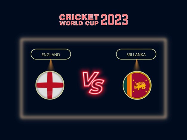 England vs Sri Lanka cricket world cup schedule Design 2023