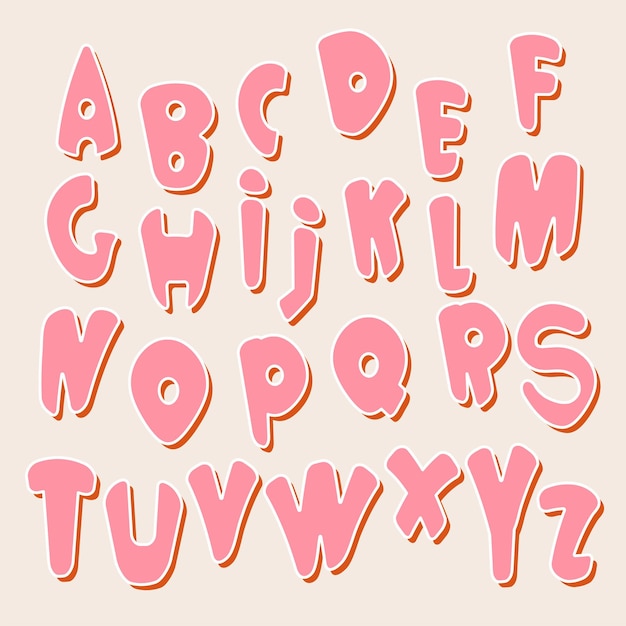 English alphabet children039s bright