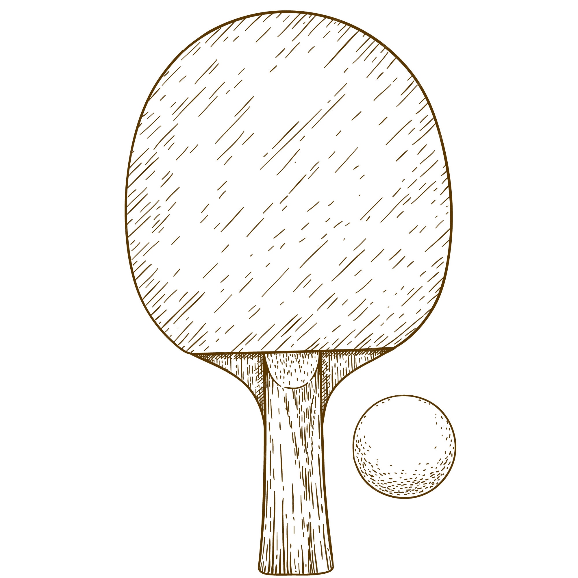 Ping Pong ракетка чертежи