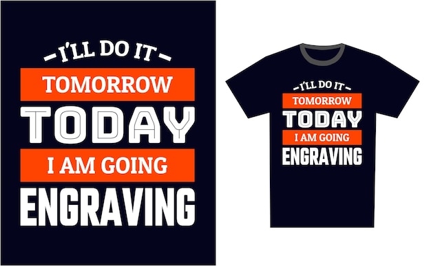 Engraving T Shirt Design Template Vector