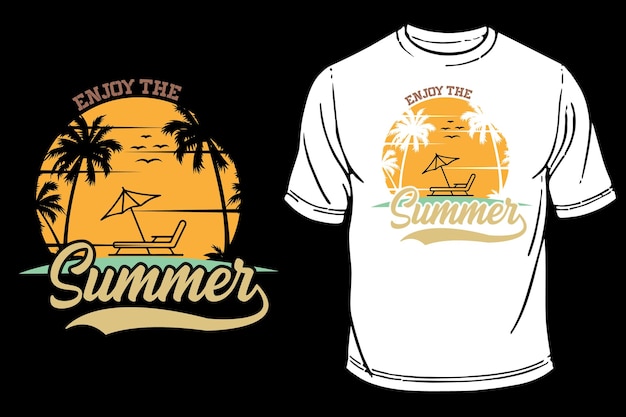 Enjoy The Summer tshirt design