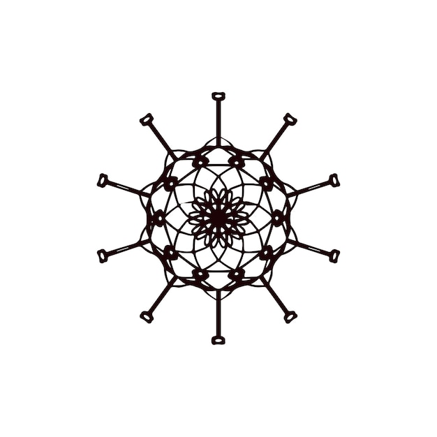 Disegno di mandala svg