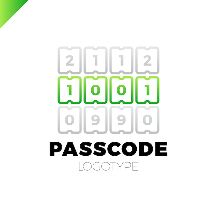 Vector enter pin code or password icon. security number logo