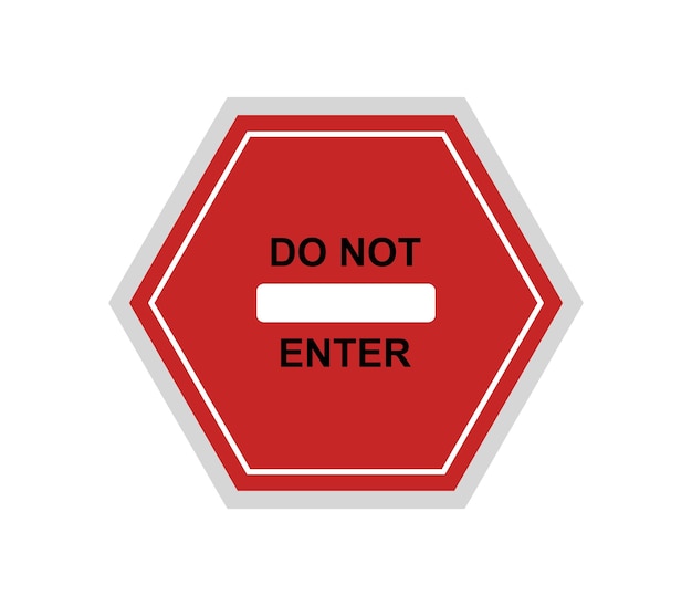 Do not enter