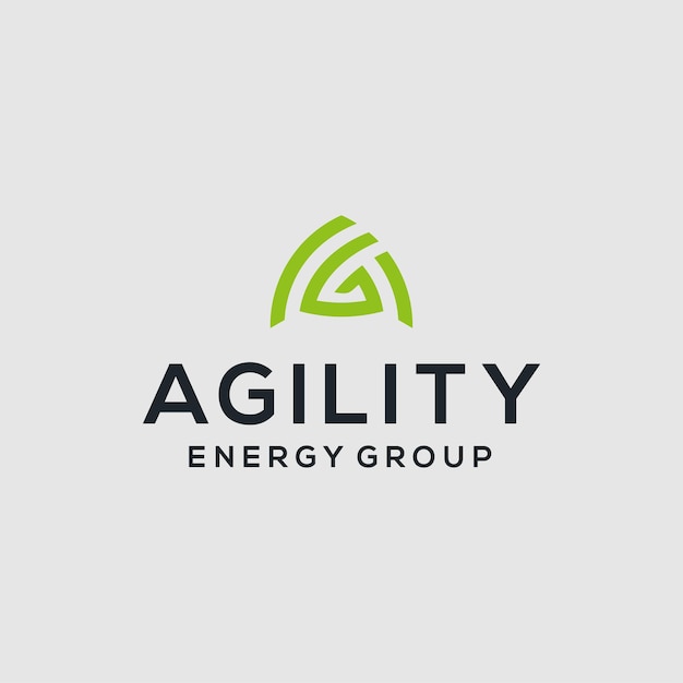 Enterprise Agility With Energy Group Symbol Illustration