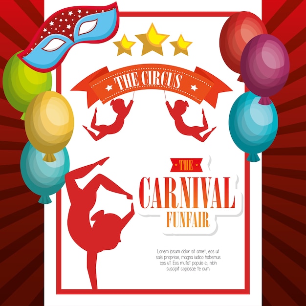 entertainment carnival fun fair banner 