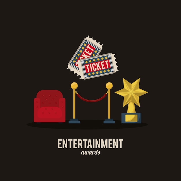 entertainment iconen ontwerp