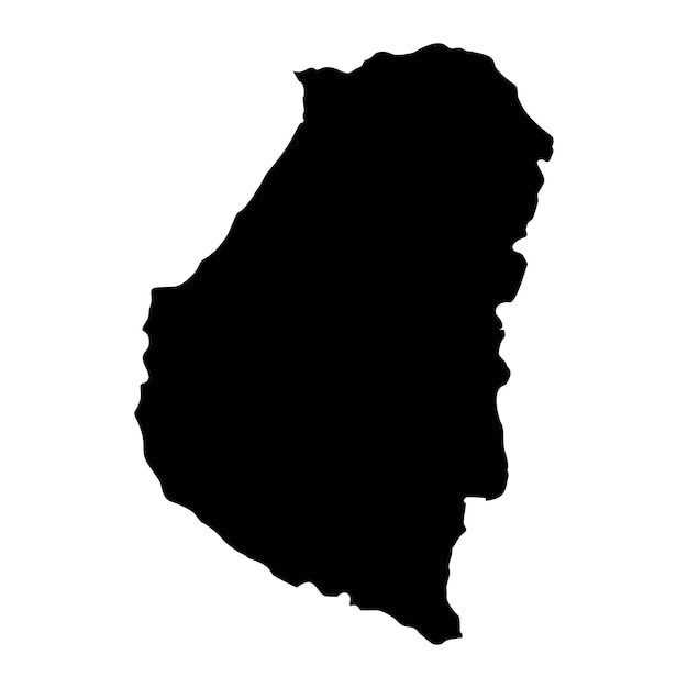 entre rios province map administrative division of argentina vector illustration