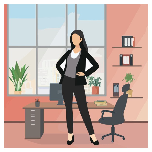 Vector entrepreneur character