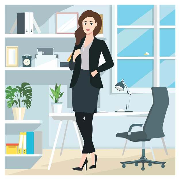 Vector entrepreneur character