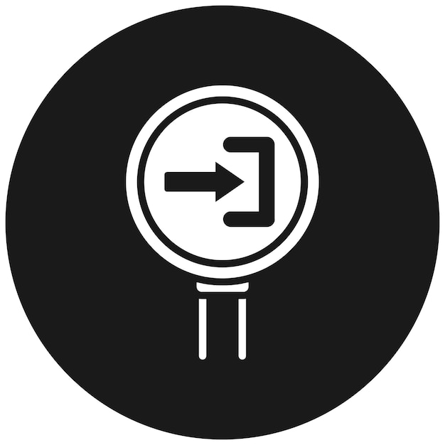 Икона векторного ввода может быть использована для набора икон дорожных знаков
